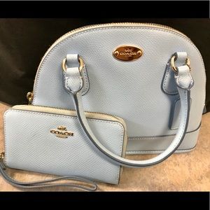 Coach Mini Handbag Purse & Wristlet Wallet